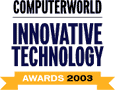 Check Point Integrity ・ComputerWorld のイノバティブ テクノロジ アワード 2003